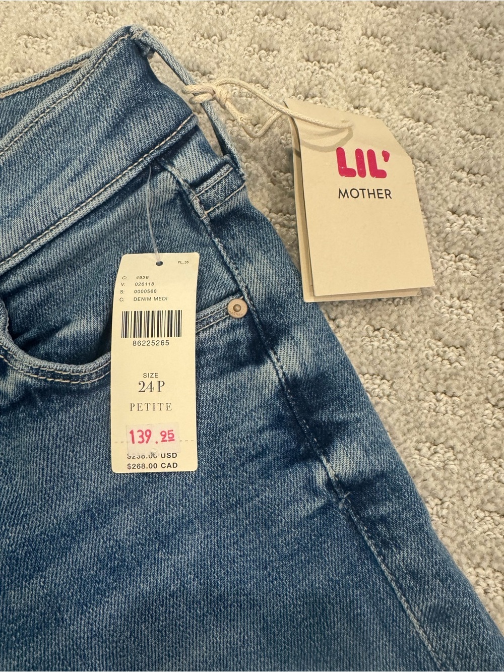 LIL MOTHER DAZZLER MID-RISE ANKLE FRAY BOOTCUT Jeans - Picture 5 of 10